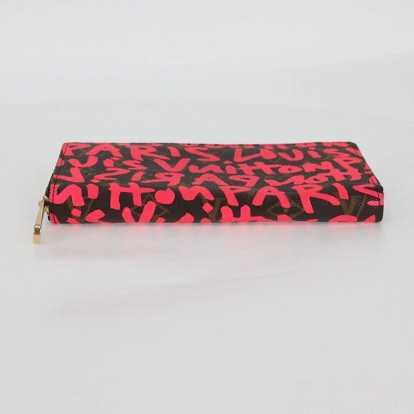 LOUIS VUITTON Monogram Graffiti Zippy Wallet Pink - Picture 6 of 16